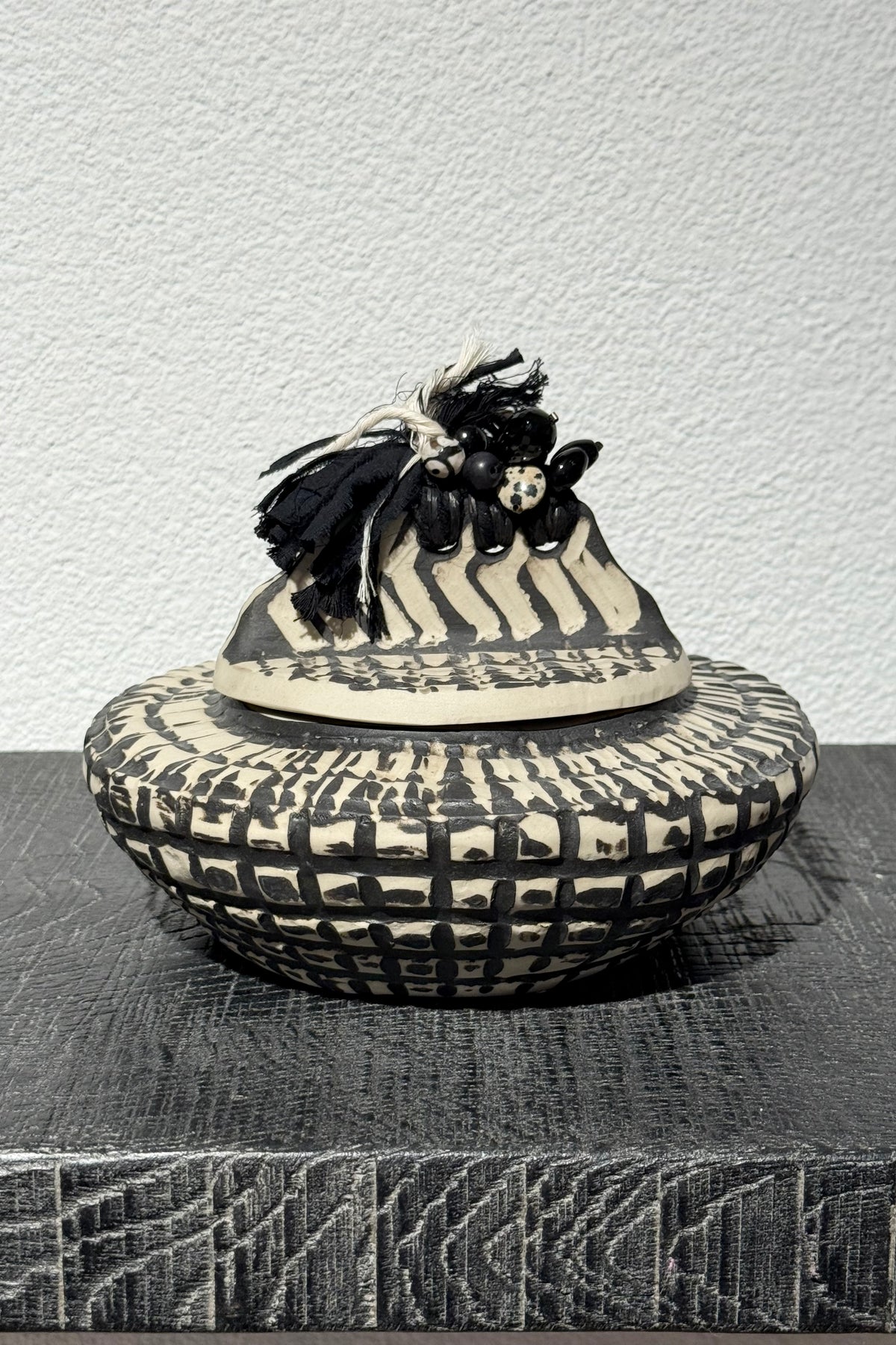 ANNA WESTERLUND Box Baciamo stripe black