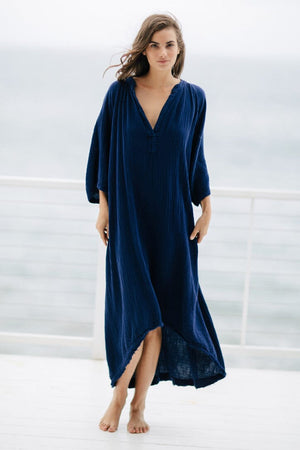 9seed - Tangier Caftan Dress pacific