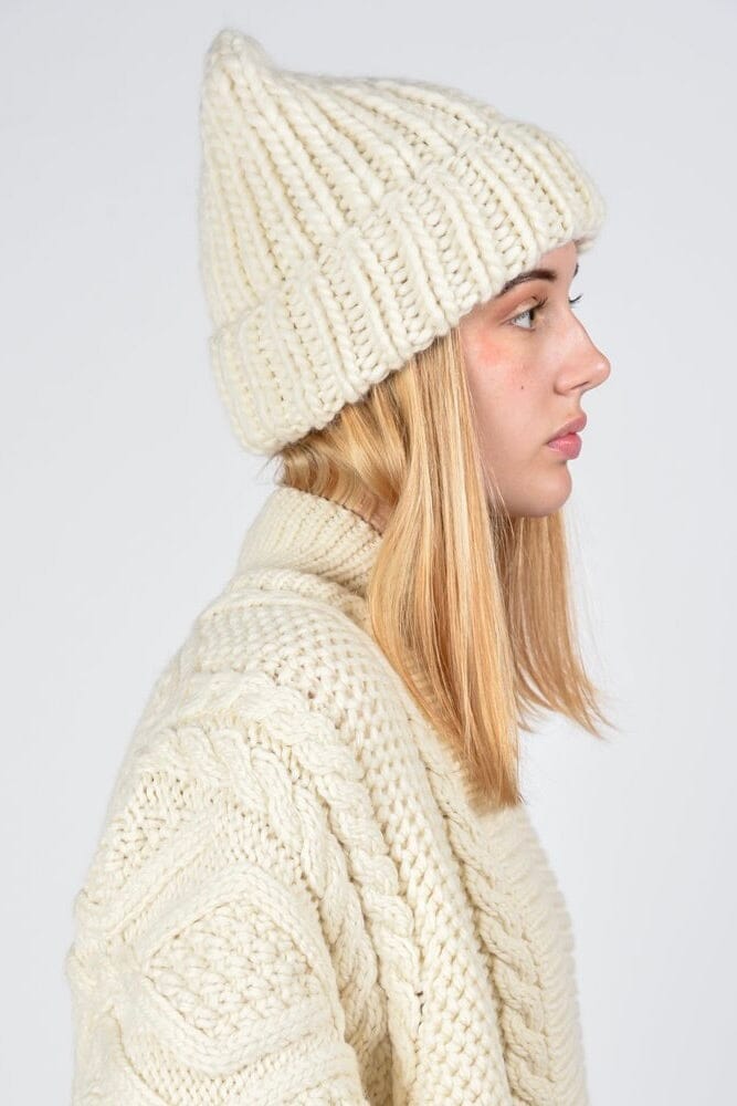 I LOVE MR MITTENS Chunky Wool "Plain Beanie" div. Farben