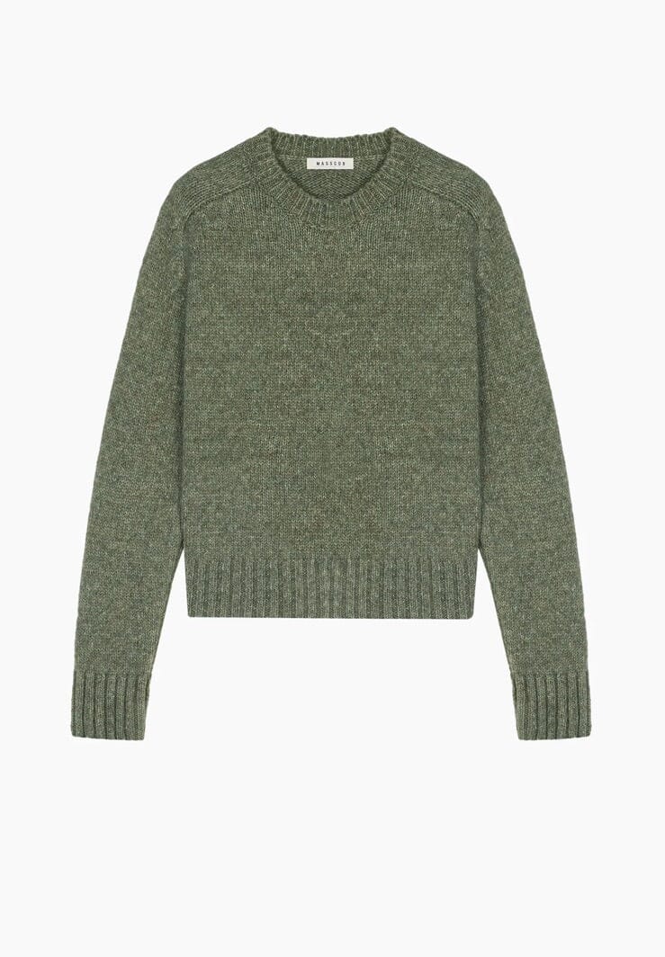 MASSCOB Woolmix Sweater "VALOIS" army