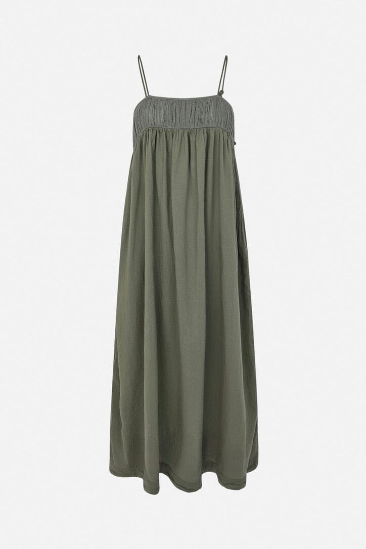 RABENS SALONER  Baumwollkleid "DORRIT" macadan oder pistache