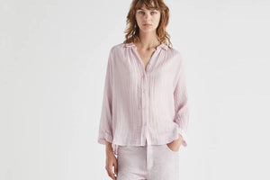 MASSCOB cotton blouse "MISURI" white