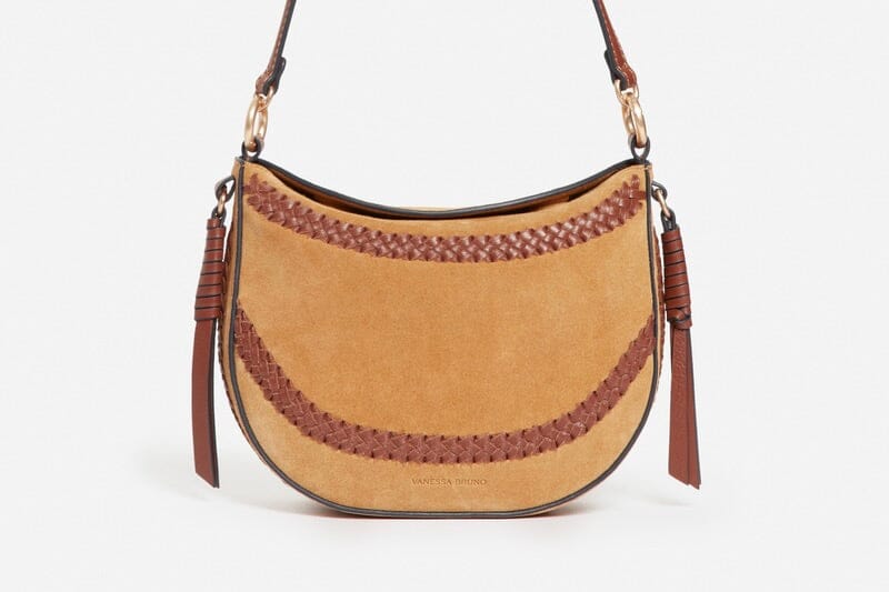 VANESSA BRUNO Wildledertasche "DAILY" small natural