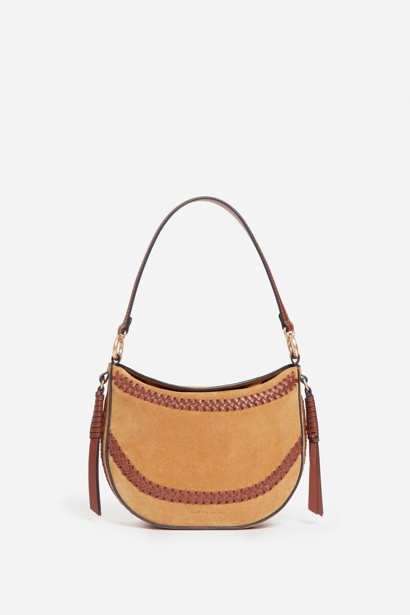 VANESSA BRUNO Wildledertasche "DAILY" medium natural