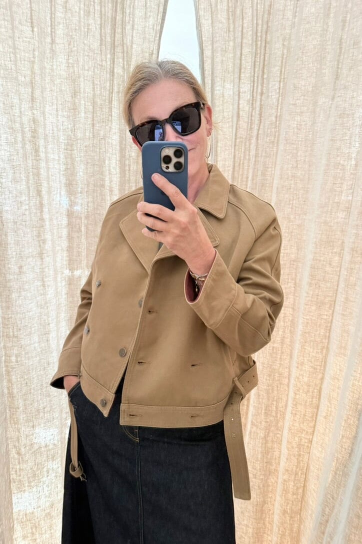PNTS Bikerjacke "THE SUIT UP" camel