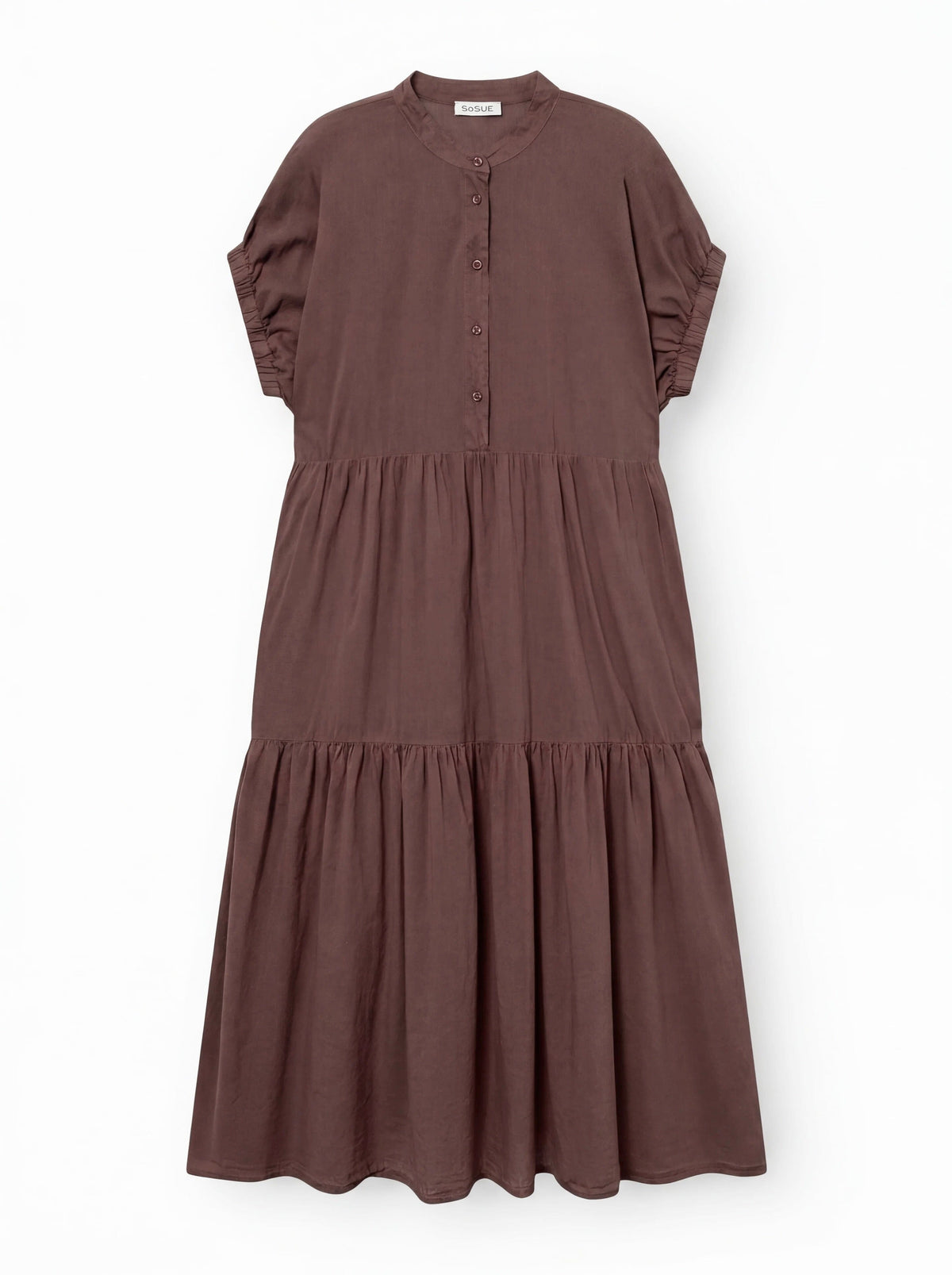 SOSUE Baumwollkleid "COWBOY" brown