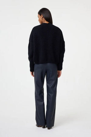 KNIT TED Kuschel Strickjacke "BECKY" night blue
