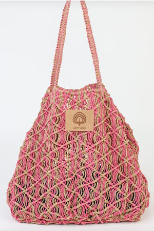 HAPPYHAUS S Raffia framboise