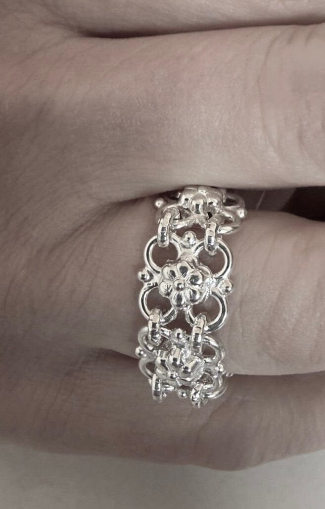 REJANE ROSENBERGER DESIGN Silberblumenring “Thea"