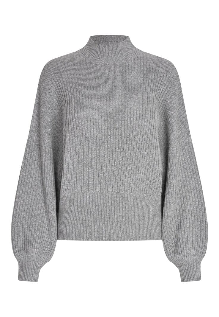 DEA KUDIBAL Strickpullover "SIADEA" grau mélange