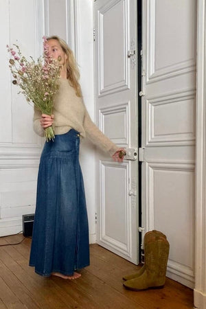HAPPY HOUSE La Jupe "LOUISE" jeans