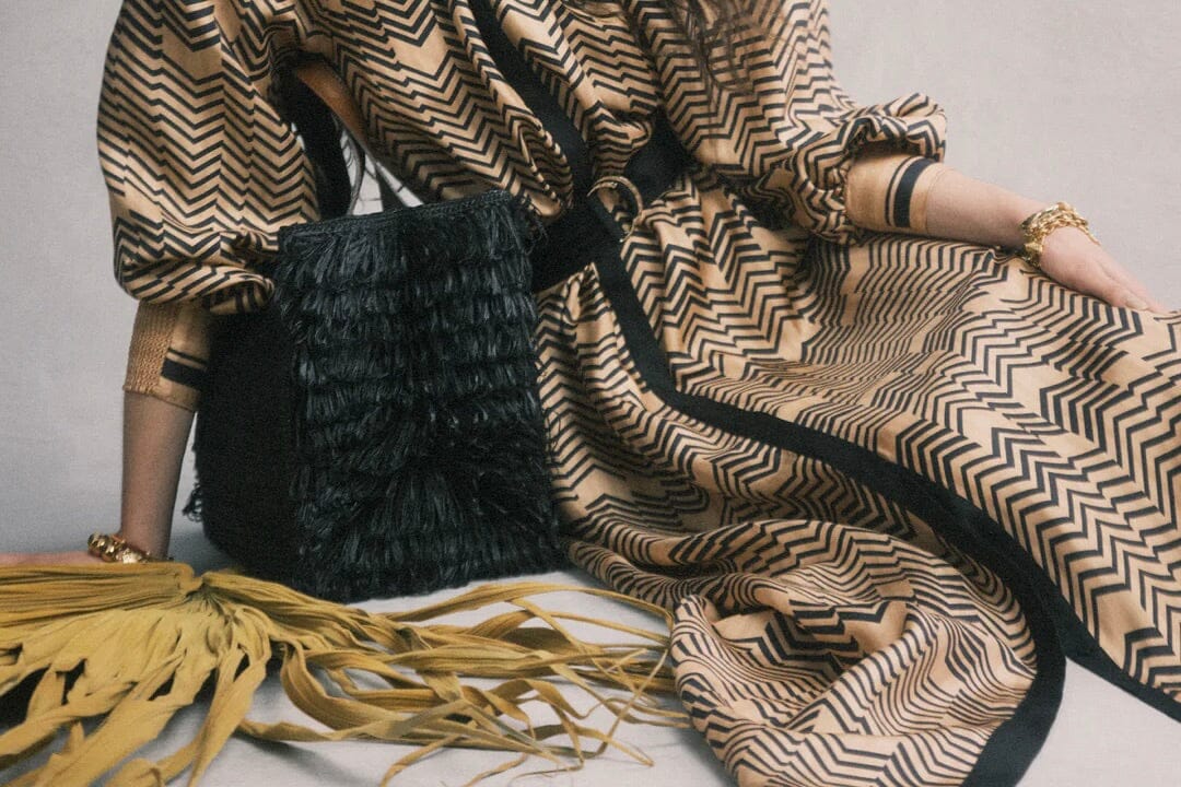 IBELIV "ONJA" Raffiatasche schwarz