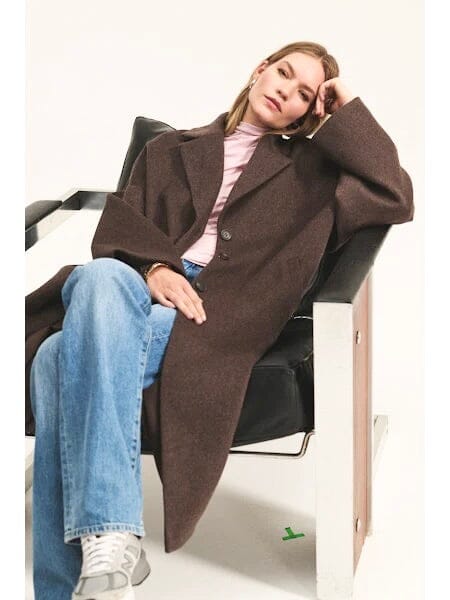 VELVET Wollmantel "LAFAYETTE07" mocha