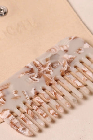 Peignée Paris Kamm  "VOYAGE" nougat