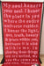 KARIEN BELLE Pashmina "POETRY" rot / rosa