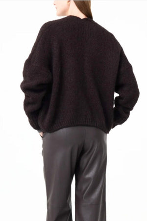 KNIT TED Kuschel Strickjacke "BECKY" chocolat
