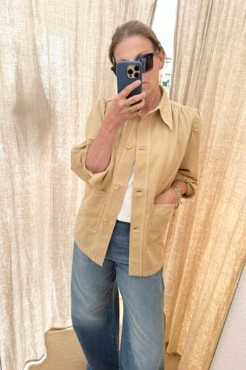 HAPPYHAUS "LE VESTE PEINTRE" beige vintage