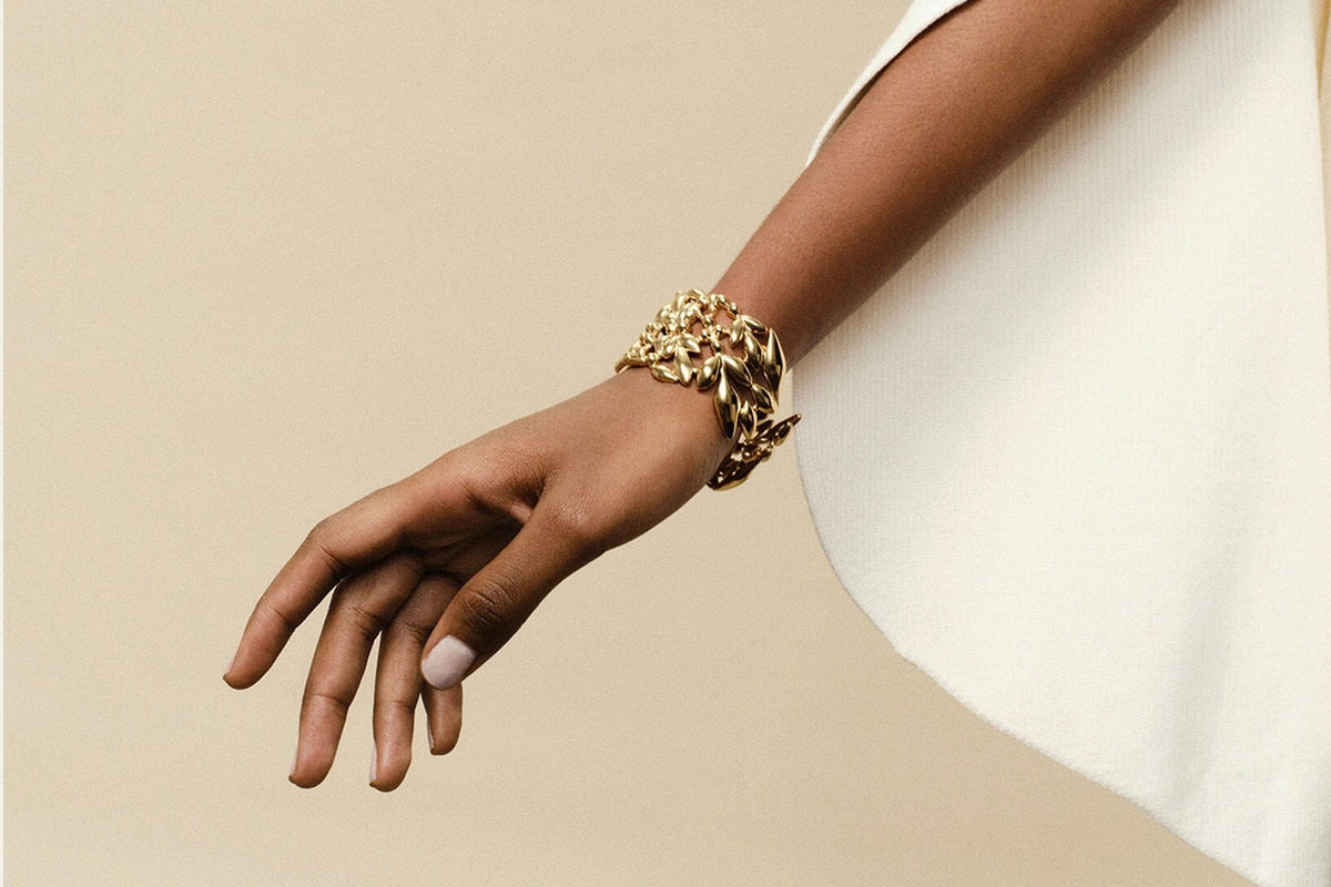 GAS BIJOUX "OLEA" Cuff gold