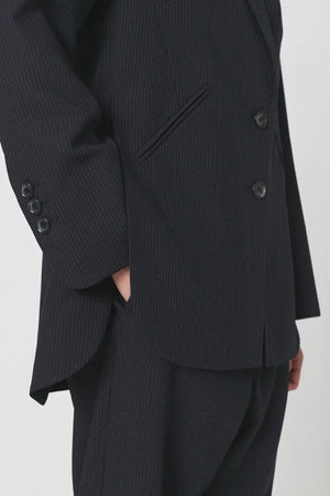 RABENS SALONER Blazerjacke "Carrin" navy pinnstripes