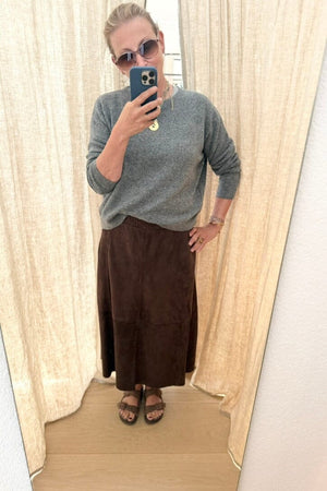 KNIT TED cuddly pullover "Melany" dusky pink