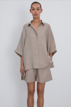 FASHION FOR FRIENDS coarse knit sweater "Croquette "khaki