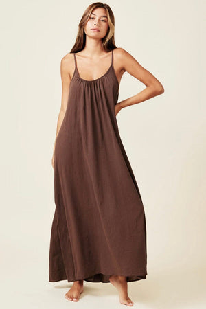 9seed - Tulum Cover- up Dress - chocolat