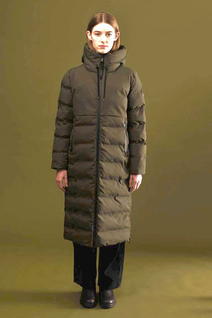 Tantä Wintermantel "Snestorm" khaki