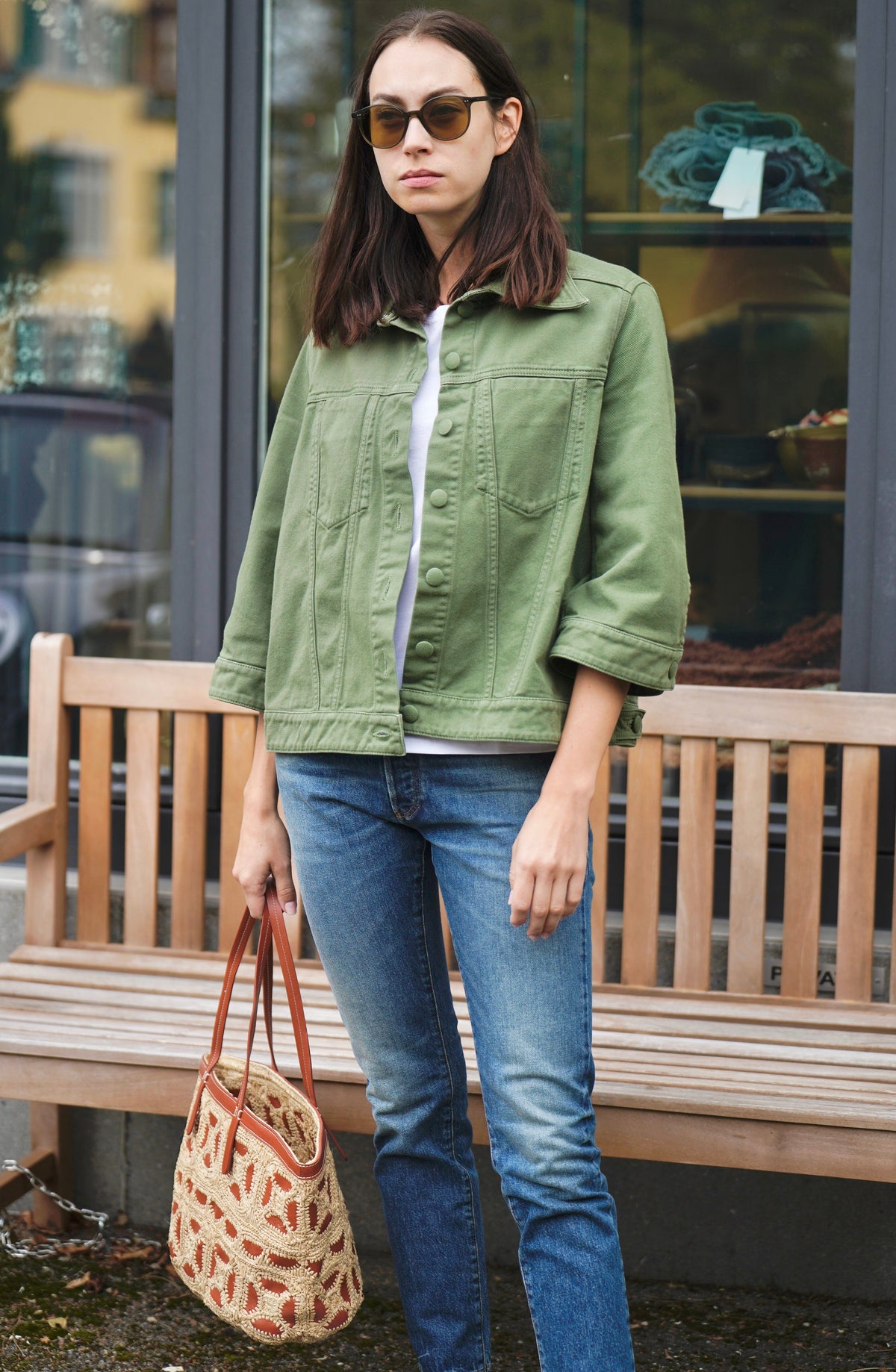 HAPPY HOUSE die Jeansjacke "KIMONO" jeans