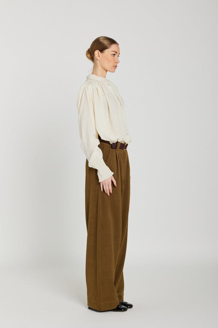 V.DE.VINSTER Seidenbluse "CESAR" off-white