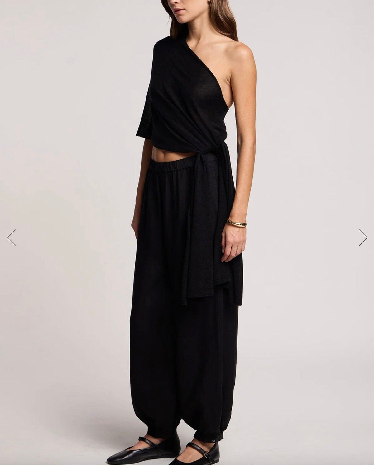 VELVET by Graham and Spencer Leinenhose "CAMBER07" schwarz