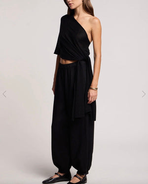 VELVET by Graham and Spencer Leinenhose "CAMBER07" schwarz