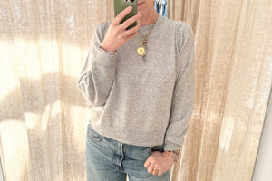 Choice by Réjane Rosenberger Cashmere puffed sweater "Cara" black