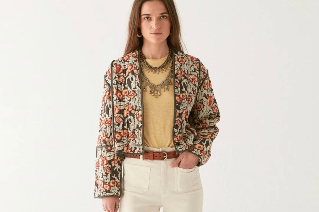 MAISON HOTEL Baumwolljacke "TADEO" pina colada