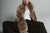UTZON Shearlingjacke  "JEHANNE" camel