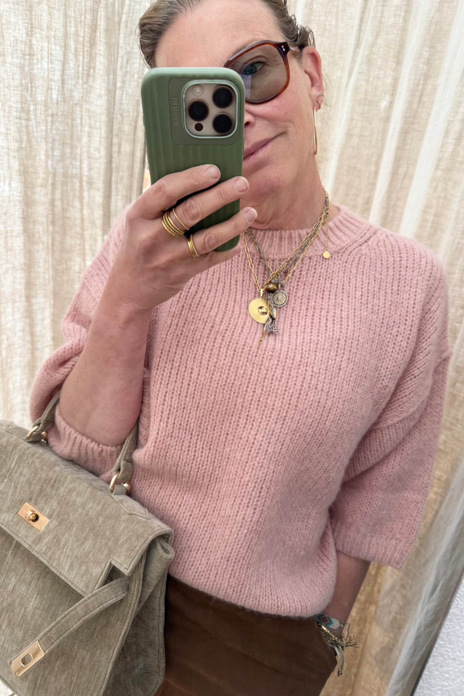 KNIT TED Kuschel Pullunder "MELI" rose