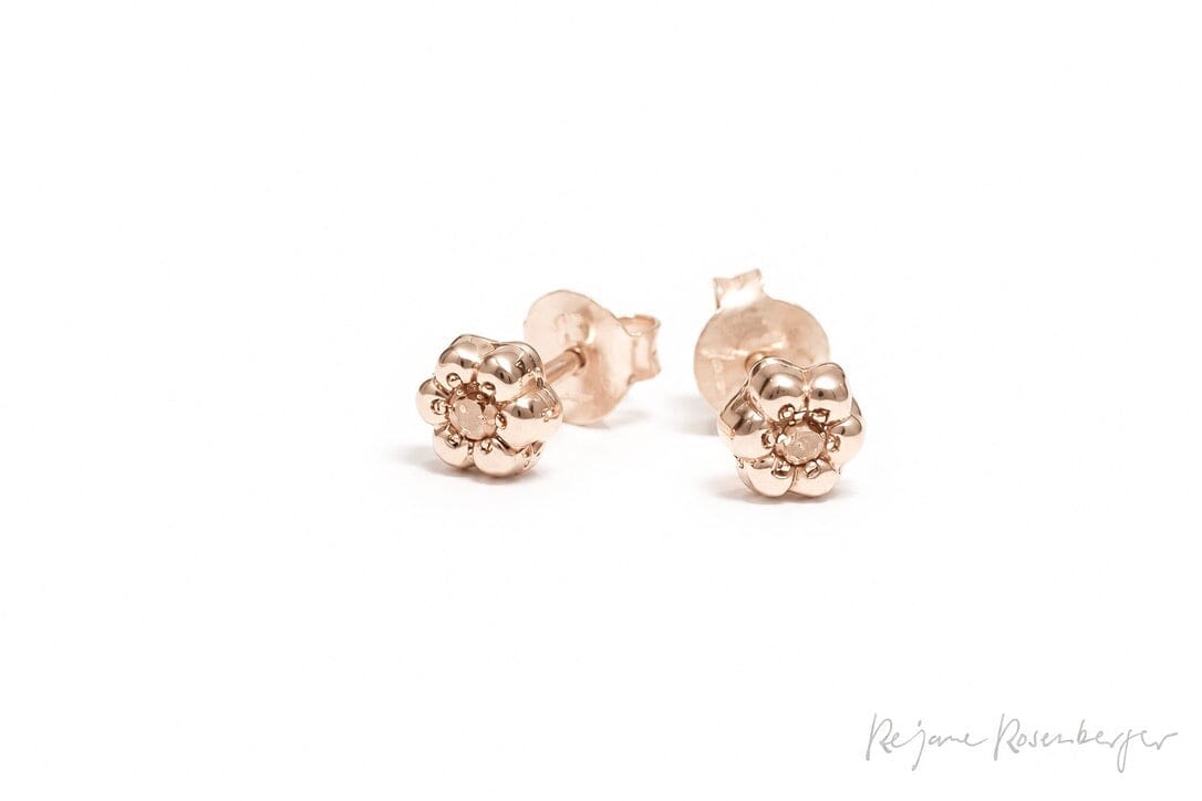 REJANE ROSENBERGER DESIGN Ohrstecker "Flower" mit Diamant