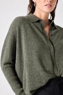 NOTSHY Cashmere Hemd "ANDREA" ash
