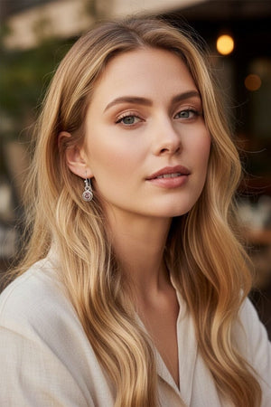 REJANE ROSENBERGER DESIGN silver necklace "Lotus" short