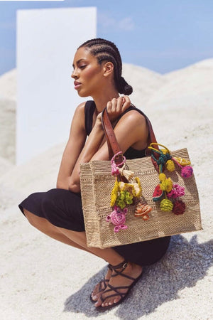 IBELIV RAFFIA Dekoteile bunt farbig