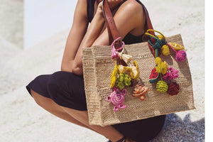 IBELIV RAFFIA Dekoteile bunt farbig