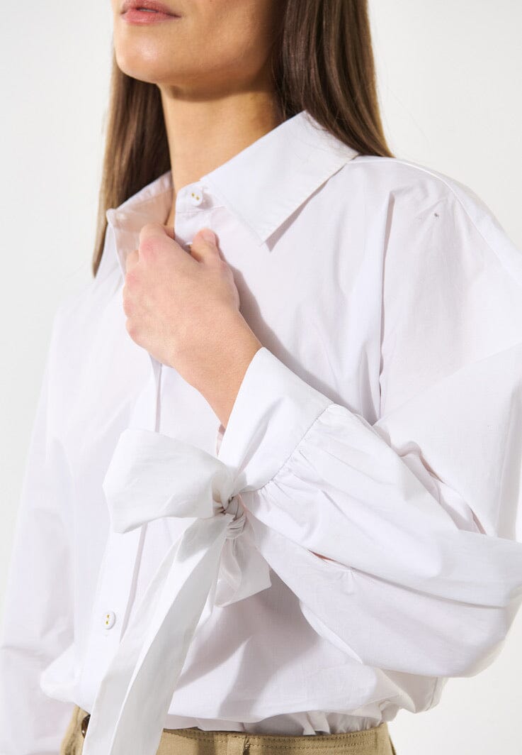 DEA KUDIBAL Baumwollbluse "CHRISTA07" weiss