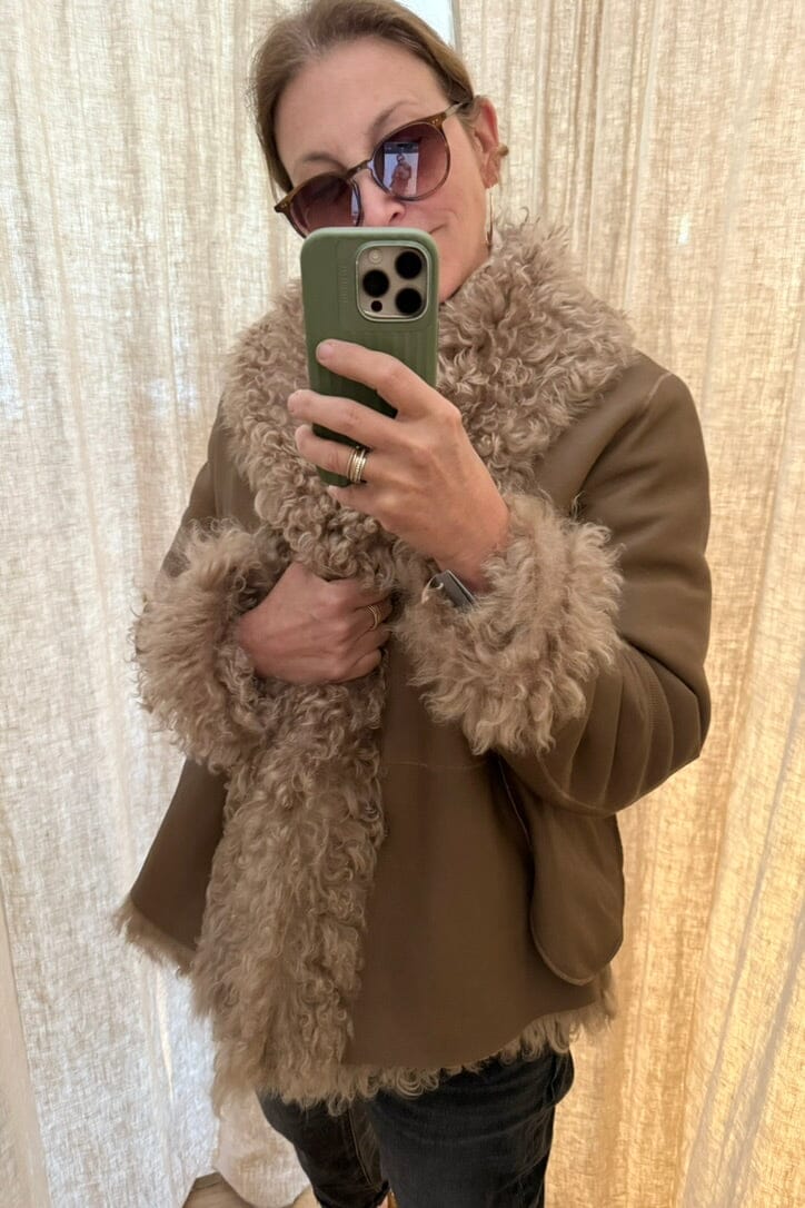 GUSHLOW AND COLE Curly Toscana fur scarf