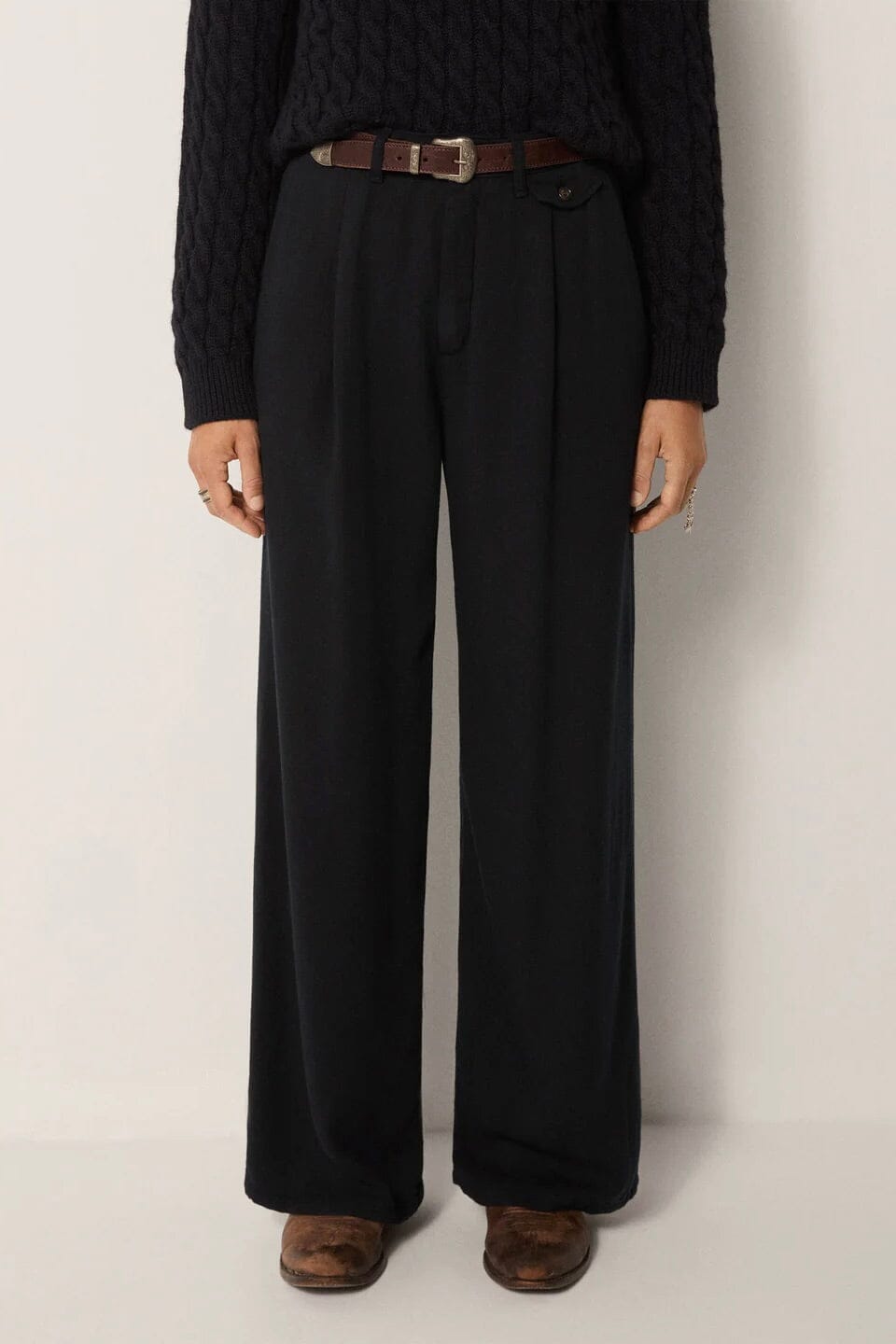 MAISON HOTEL Lyocellhose "KEATON" nocturne