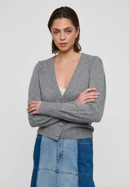 DEA KUDIBAL cashmere jacket "LIZZYDEA" gray mélange