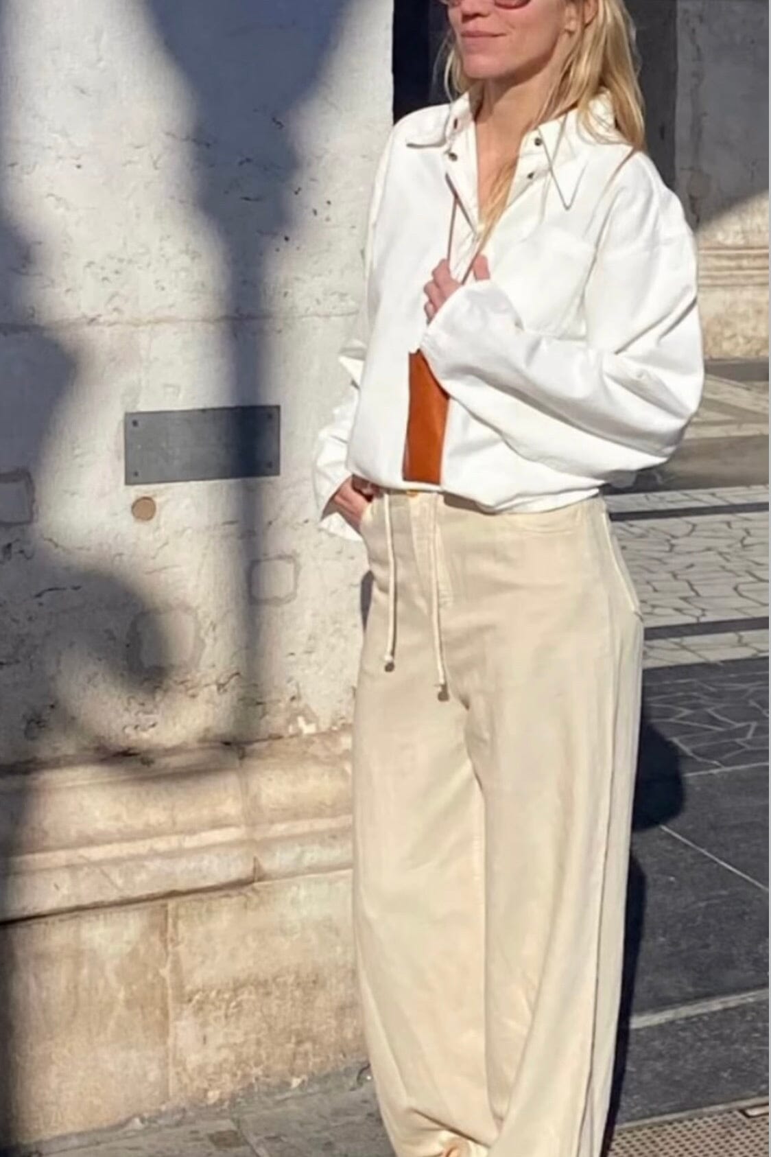 HAPPY HOUSE Le pantalon "OVERSIZE" sable