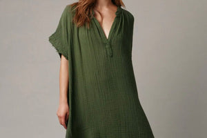 9seed - Tunisia Caftan Dress - Gauze moos