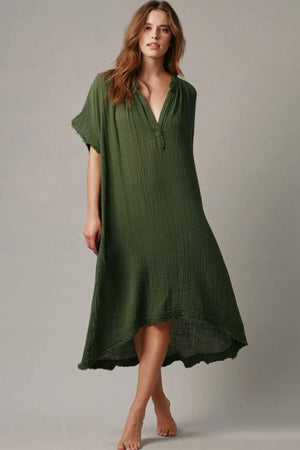 9seed - Tunisia Caftan Dress - Gauze moos