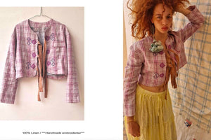 CLARAMONTE Baumwoll Bolerojäckli "TATOO"