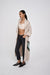 RABENS SALONER  Cropped Jeans "FINE" black wash