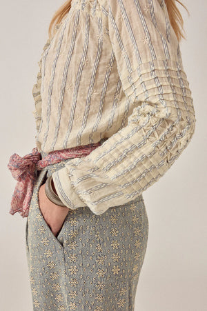 MAISON HOTEL cotton blouse "KERRY" off-white